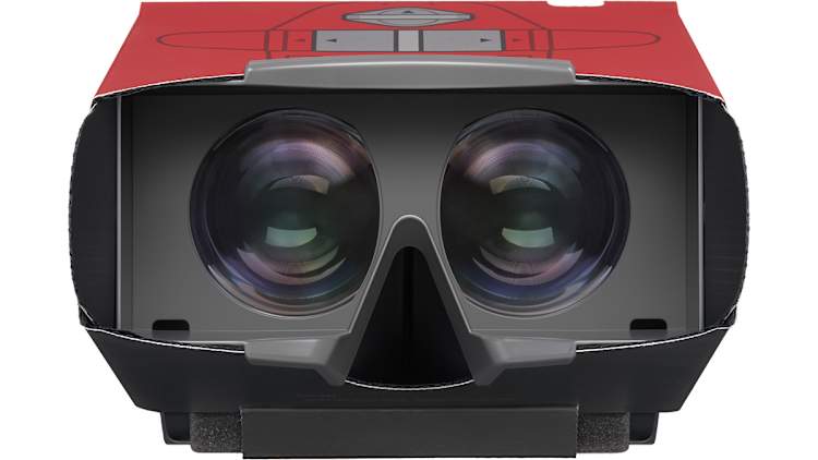 Nintendo Virtual Boy 箱、アイシェード付き Nintendo Virtual Boy Console System Japanese video game With